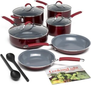 Cooking Light Nonstick Ceramic Pots and Pans Set