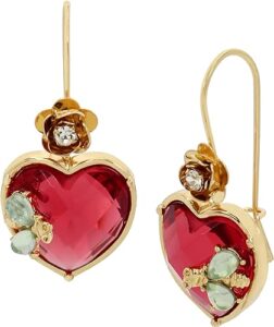 Heart Drop Earrings