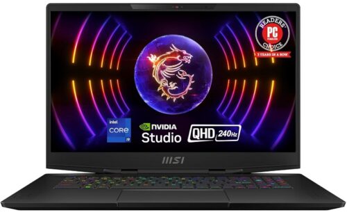 MSI Stealth 17 Studio Laptop: 17.3″...